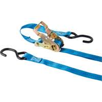 Ratchet Strap, J-Hook, 1" W x 15' L, 500 lbs. (227 kg) Working Load Limit Chandler Sales
