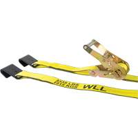 Winch Strap, Flat Hook, 2" W x 30' L, 3335 lbs. (1512 kg) Working Load Limit Chandler Sales