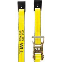 Winch Strap, Flat Hook, 2" W x 30' L, 3335 lbs. (1512 kg) Working Load Limit Chandler Sales