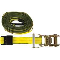 Winch Strap, Flat Hook, 2" W x 30' L, 3335 lbs. (1512 kg) Working Load Limit Chandler Sales