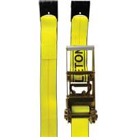 Tendeur d'arrimage pour treuil, Crochet plat, 3" , 30' , Charge d'utilisation max. 5400 lb (2449 kg) Chandler Sales