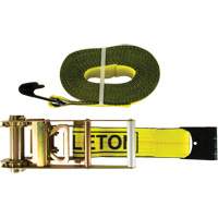 Tendeur d'arrimage pour treuil, Crochet plat, 3" , 30' , Charge d'utilisation max. 5400 lb (2449 kg) Chandler Sales