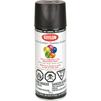 Industrial Acryli-Quik Lacquer, Black, Semi-Flat, 12 oz., Aerosol Can Chandler Sales