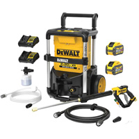Ensemble de laveuse &agrave; pression avec moteur sans balai 2X20V MAX*, avec FLEXVOLT, &agrave; pile, 1600 PSI, 1,2 gal./min Chandler Sales