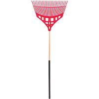 Leaf Rake, 24" Blade, Wood Handle, Plastic Blade Chandler Sales