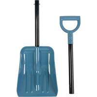 Collapsible Snow Shovel, Polypropylene Blade, 10" Wide, Straight Handle Chandler Sales