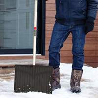 Nordic Snow Shovel, Polypropylene Blade, 17-3/4" Wide, D-Grip Handle Chandler Sales