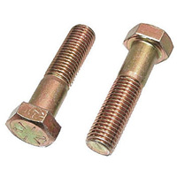 Hex Cap Screw, 3/8" Dia., 4" L, Stainless Steel, Coarse Chandler Sales