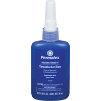 Removable Strength Threadlocker, Blue, Medium, 50 ml, Bottle Chandler Sales