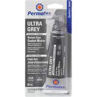 Ultra Grey&reg; Gasket Maker, Tube, 80 ml, -54°C - 260°C/-65°F - 500°F Chandler Sales