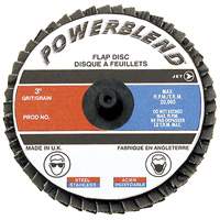 POWERBLEND Roll-on Flap Disc, 2" x Type R, Z120 Grit, Zirconia Alumina Chandler Sales