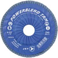 POWERBLEND TRM Trimmable Flap Disc, 5" x 7/8", Type 29, Z60 Grit, Zirconia Alumina Chandler Sales