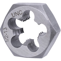 Fraise hexagonale SAE, dia. 1", Filet de 1/2"-13NC, Acier alli&eacute; Chandler Sales