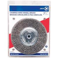 Crimped Wire Wheel, 7" Dia., 0.014" Fill, 1/2" - 2" Arbor Chandler Sales