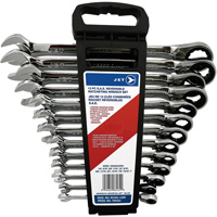 Long Pattern Reversible Wrench Set, Ratcheting Combination, 13 Pieces, Imperial Chandler Sales