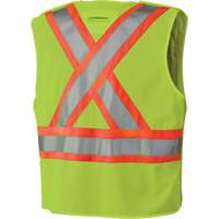 6936 Veste de s&eacute;curit&eacute; d&eacute;tachable en 5 points, Jaune lime haute visibilit&eacute;, 2T-Grand, Polyester Chandler Sales