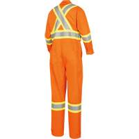 5555 High Visibility FR Rated & Arc Rated Safety Coveralls, Size 36, High Visibility Orange, 11 cal/cm² Chandler Sales