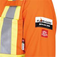 5555 High Visibility FR Rated & Arc Rated Safety Coveralls, Size 36, High Visibility Orange, 11 cal/cm² Chandler Sales
