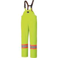 5895 High Visibility Flame Resistant Waterproof Bib Pants, 2X-Large, High Visibility Lime-Yellow Chandler Sales