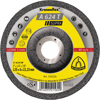 Disque de meulage A 624 T Supra Kronenflex, 5" x 1/4", Arbre 7/8" Chandler Sales