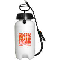 Industrial Acid Staining Sprayers, 2 gal. (7.6 L), Plastic, 12" Wand Chandler Sales