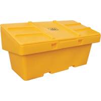 Salt Sand Container SOS, With Hasp, 72" x 36" x 36", 36 cu. Ft., Yellow Chandler Sales