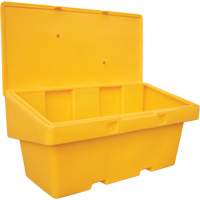 Salt Sand Container SOS, With Hasp, 72" x 36" x 36", 36 cu. Ft., Yellow Chandler Sales
