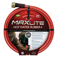 Hot Water Hose, Rubber, 5/8" dia. x 25' L Chandler Sales