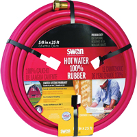 Tuyaux pour eau chaude, Caoutchouc, 5/8" dia. x 50' lo Chandler Sales