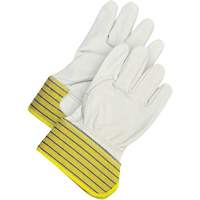 Classic Fitter Gloves, Large, Grain Cowhide Palm, Fleece Inner Lining Chandler Sales
