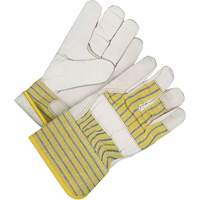 Classic Fitter Gloves, One Size, Grain Cowhide Palm, Cotton Fleece Inner Lining Chandler Sales