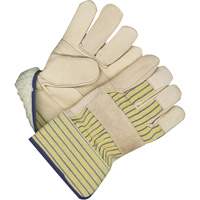 Classic Fitter Gloves with Patch Palm, One Size, Grain Cowhide Palm, Acrylic-Pile Inner Lining Chandler Sales