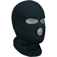 Classic 3-Hole Balaclava, Acrylic, Black Chandler Sales