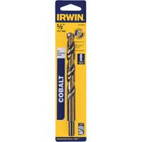 Heavy-Duty Jobber Drill Bit, High Speed Cobalt, 1/2", 6" L, 1-1/2" Flute, 135° Point Angle Chandler Sales