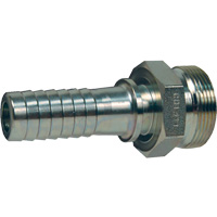 Boss Spud x Hose Shank, Steel, 2" Chandler Sales