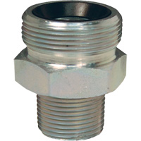 Boss Ground Joint Spud, Iron, 2", Male NPT Chandler Sales
