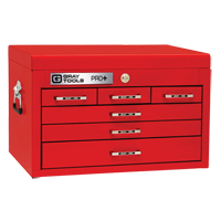 PRO+ Series Top Chest, 26" W, 6 Drawers, Red Chandler Sales