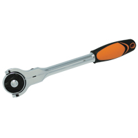 Quick-Release Swivel Ratchet Wrench, 3/8" Drive, Cushion Grip Handle Chandler Sales