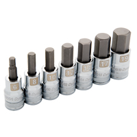 Jeu de douilles m&eacute;triques standards, 7 mrcx Chandler Sales