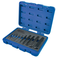 Jeu d'extracteurs &agrave; vis, Carbure/Acier au chrome/Acier rapide au cobalt/Acier rapide, 10 Morceaux Chandler Sales