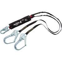 PRO Shock-Absorbing Lanyard, 6', Rebar Hook Center, Snap Hook Leg Ends, Kevlar&reg; Chandler Sales
