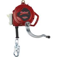 Rebel Self-Retracting Lifeline, 50', Galvanized Steel, Swivel Chandler Sales