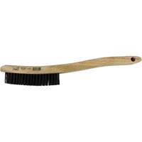 Brosse &agrave; r&eacute;curer &agrave; manche courb&eacute;, Acier, 3 x 19 rangs de fils, Longueur 13-3/4" Chandler Sales