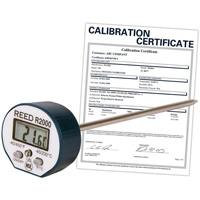 Thermometer with ISO Certificate, Contact, Digital, -40-450°F (-40-230°C) Chandler Sales