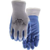 Gants enduits Stealth Blue Chip, Grand, R&ecirc;vetement Latex de caoutchouc, Calibre 10, Enveloppe en Polyester Chandler Sales