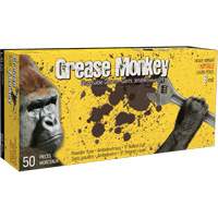 Gants Grease Monkey, Grand, Nitrile, 8 mils, Sans poudre, Noir Chandler Sales