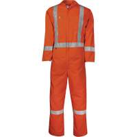 Westex UltraSoft&reg; Unlined Contractor Coveralls, Size 2X-Large, Orange, 8.7 cal/cm² Chandler Sales