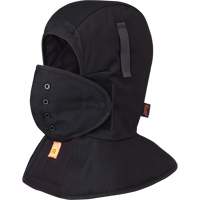 565A Doublure matelass&eacute;e FR &agrave; long col pour casque, Noir, Coton Chandler Sales