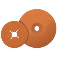Coolcut XX Sanding Disc, Aluminum Oxide/Ceramic, 24, 4-1/2" Dia x 7/8" Arbor Chandler Sales