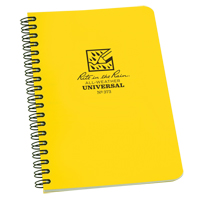 Side-Spiral Notebook, Soft Cover, Yellow, 64 Pages, 4-5/8" W x 7" L Chandler Sales